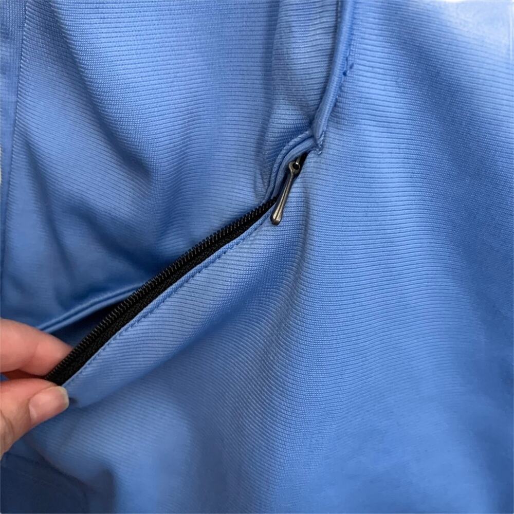 Nike Blue Fleece Lined Zip Up Jacket - Picture 5 of 6